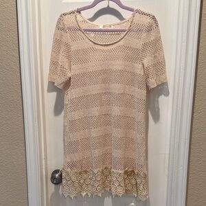 Entro Cream Knit Dress